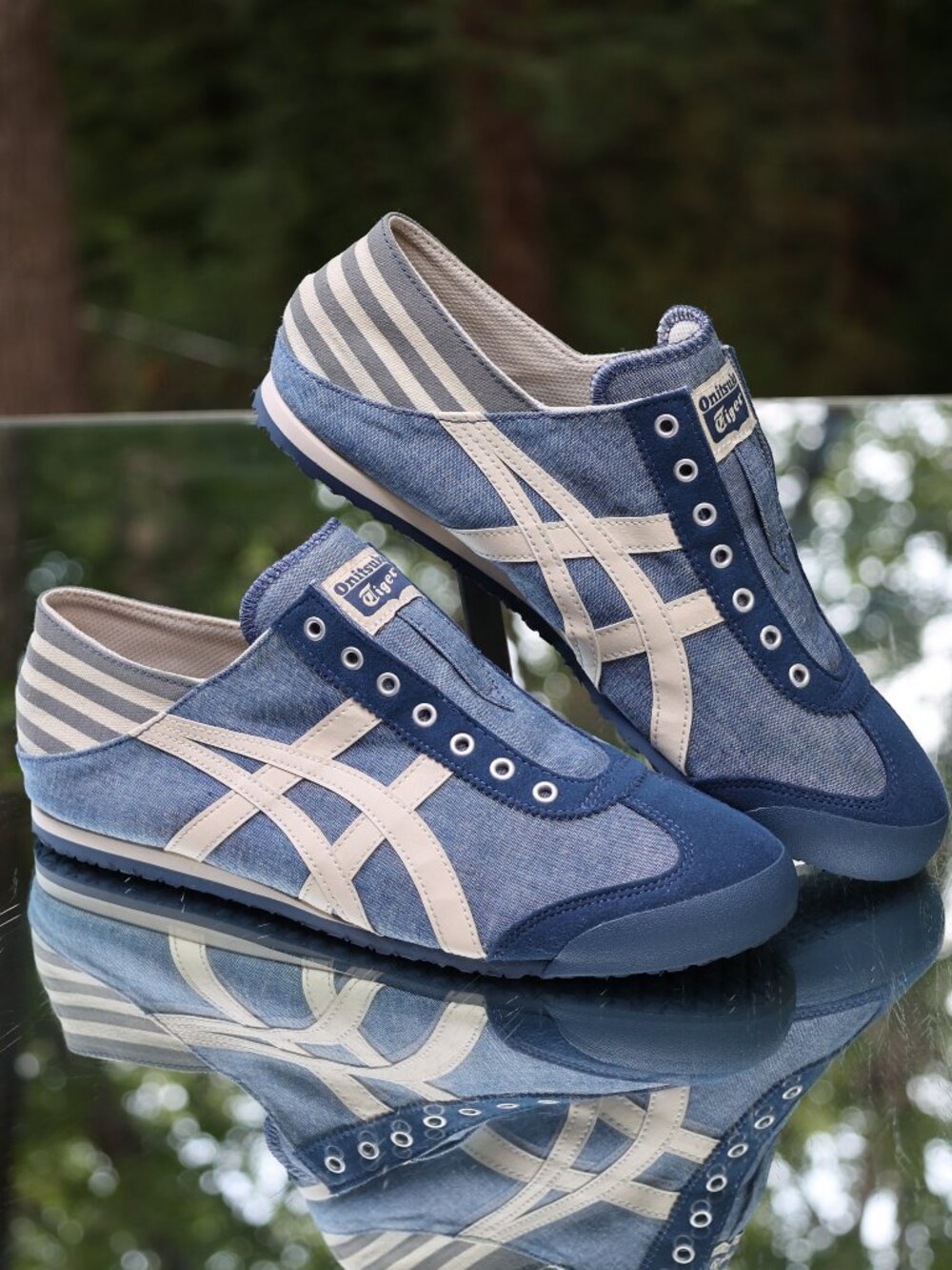 Onitsuka Tiger Mexico 66 Paraty Blue Chambray Natural